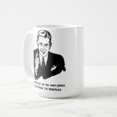 Ich bin urkomisch lustiger Becher Kaffeetasse (Vorderseite Links)