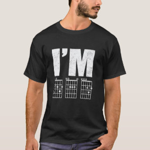 Ich bin VATER Lustige Gitarrenakkorde für Musiklie T-Shirt