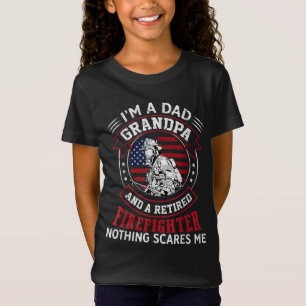 Ich bin Vater Opa Remüde Feuerwehrmann Nichts Höhe T-Shirt