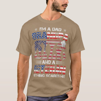 Ich bin Vater Opa und ein erfahrener US-Kriegsvete T-Shirt