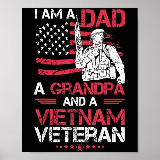 Ich bin Vater, Opa und ein vietnamesischer Veteran Poster (Vorne)