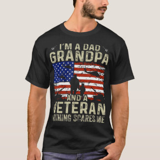 Ich bin Vater Opa und Veteran Shirt Veteranen Tag