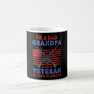 Ich bin Vater Opa und Veteran - Veteran Held Kaffeetasse