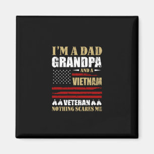 Ich bin Vater, Opa und Vietnamveteran Magnet