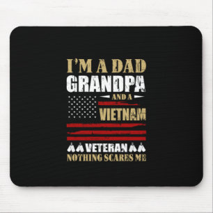 Ich bin Vater, Opa und Vietnamveteran Mousepad