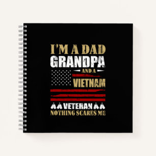 Ich bin Vater, Opa und Vietnamveteran Notizblock