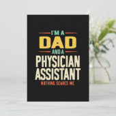 Ich bin Vater und Assistentin Einladung (Stehend Vorderseite)