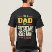 Ich bin Vater und Assistentin T-Shirt (Rückseite)