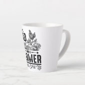 Ich bin Vater und Bauer | Landwirtschaft Milchtasse (Rechte Ecke)