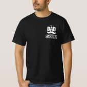 Ich bin Vater und Klempner für Männer, Vater lusti T-Shirt (Vorderseite)