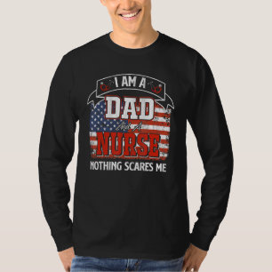 Ich bin Vater und Krankenschwester, nichts interes T-Shirt