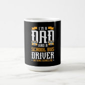 Ich bin Vater- und Schulbusfahrer Kaffeetasse (Mittel)