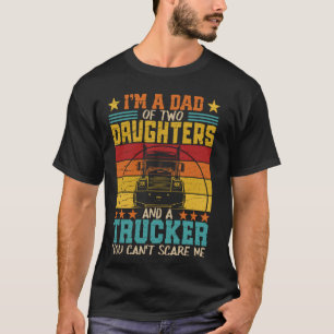 Ich bin Vater von zwei Töchtern und ein Vintager L T-Shirt