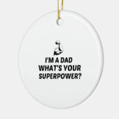 ICH BIN VATER, WAS DEINE ÜBERMACHT IST KERAMIK ORNAMENT (Links)