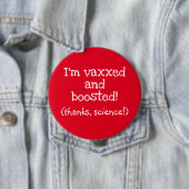 Ich bin Vaxxed und Boosted (Dank an die Wissenscha Button (Beispiel)