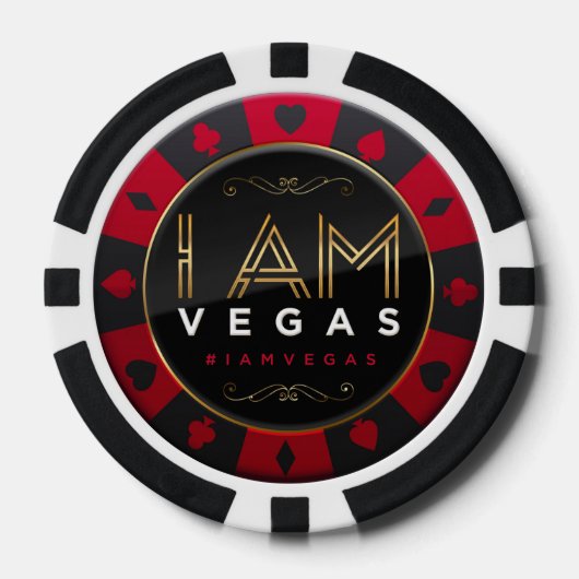 ICH BIN VEGAS POKER CHIPS (Vorderseite)