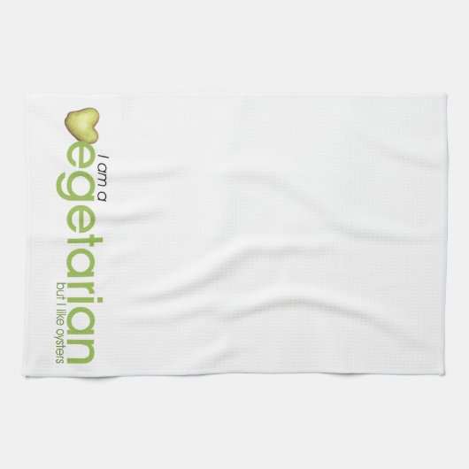 Ich bin Vegetarier-Küchentücher Geschirrtuch (Horizontal)