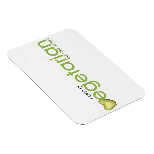 Ich bin Vegetarier - Magnet (Rechte Seite)