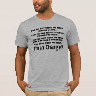 Ich bin verantwortlich T-Shirt