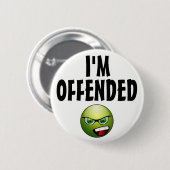 Ich bin verbittert wütend button (Vorne & Hinten)