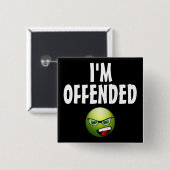 Ich bin verbittert wütend button (Vorne & Hinten)