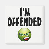 Ich bin verbittert wütend magnet (Vorne)