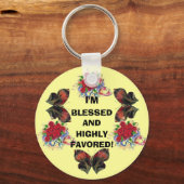 ICH BIN VERBLEST! Schlüsselkette Schlüsselanhänger (Vorderseite)