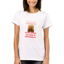 Ich bin verbranntes Shirt