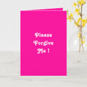 Ich bin verletzt, verzeihe mir bitte eine Grußkart Karte (Gelbe Blume)