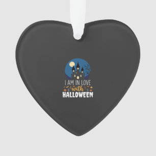 Ich bin verliebt in Halloween Spukschloss_1 Ornament