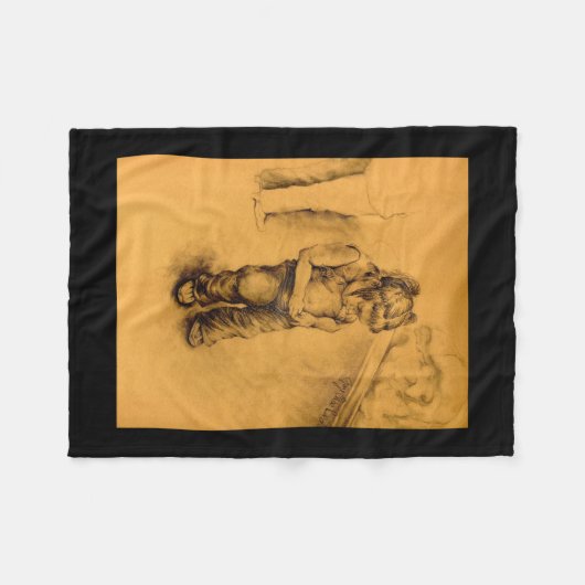 Ich bin verloren in Le Tianguie, Mexiko Fleecedecke (Vorderseite (Horizontal))