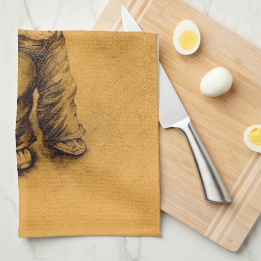 Ich bin verloren in Le Tianguie, Mexiko Handtuch (Viertel Falte)