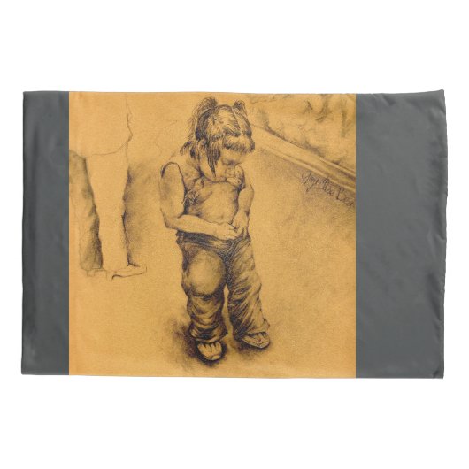 Ich bin verloren in Le Tianguie, Mexiko Kissenbezug (Rückseite)