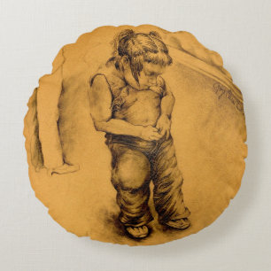 Ich bin verloren in Le Tianguie, Mexiko Rundes Kissen