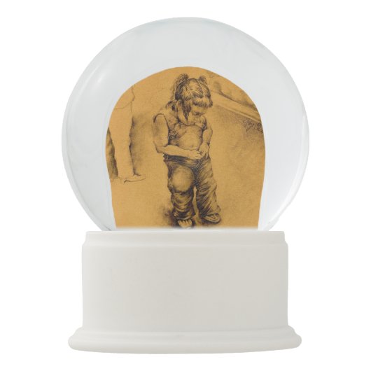 Ich bin verloren in Le Tianguie, Mexiko Schneekugel (Vorderseite)