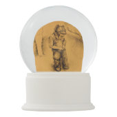 Ich bin verloren in Le Tianguie, Mexiko Schneekugel (Rückseite)