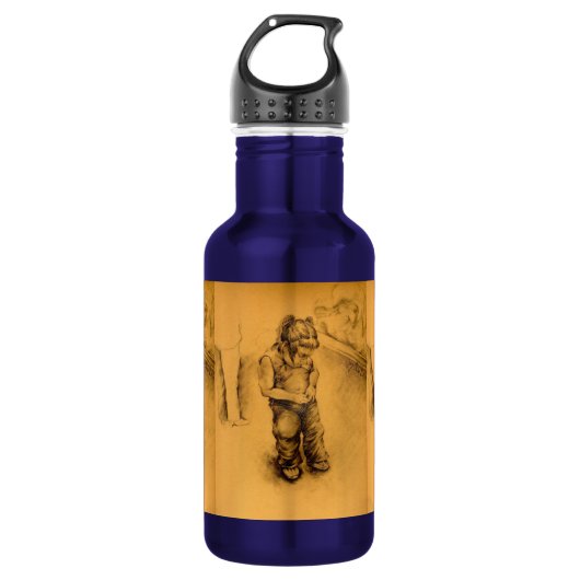 Ich bin verloren in Le Tianguie, Mexiko Trinkflasche (Vorderseite)