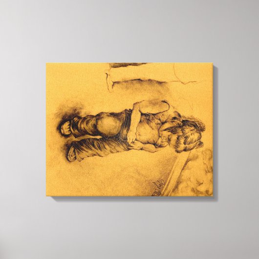 Ich bin verloren leinwanddruck (Vorderseite)