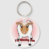 Ich bin Vermisst Ewe Schlüsselanhänger (Vorderseite)