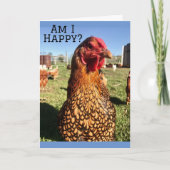 **Ich bin VERMISST SIE** Karte (Vorderseite)