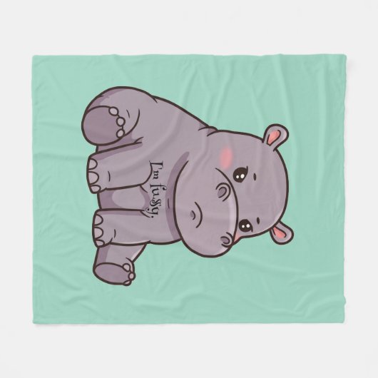 Ich bin verrückt fleecedecke (Vorderseite (Horizontal))