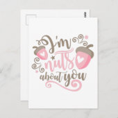 Ich bin verrückt nach dem Postkartendesigner von I Postkarte (Vorne/Hinten)