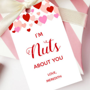 Ich bin verrückt nach dem Valentinstag-Geschenketi Geschenkanhänger