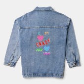 Ich bin verrückt nach dir jeansjacke (Rückseite)
