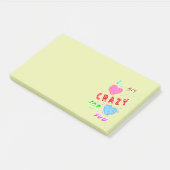 Ich bin verrückt nach dir post-it klebezettel (angewinkelt)