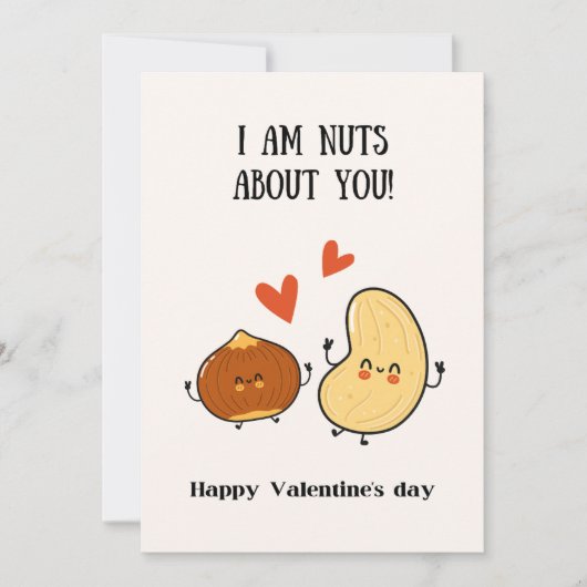 Ich bin verrückt nach dir, Tag der glücklichen Val Dankeskarte (Vorderseite)