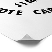 Ich bin verrückt nach Jimmy - Carter 1976 Wahl Poster (Ecke)