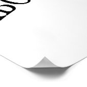 Ich bin verrückt nach Mathe Poster (Ecke)