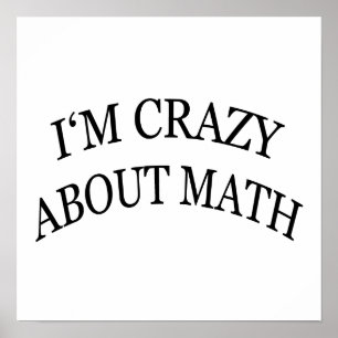 Ich bin verrückt nach Mathe Poster