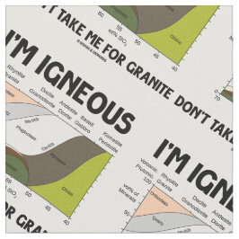 Ich bin verrückt, nimm mich nicht für Granit Stoff